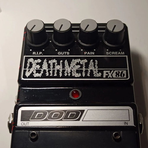DOD Death Metal Distortion FX86 distortion pedal new