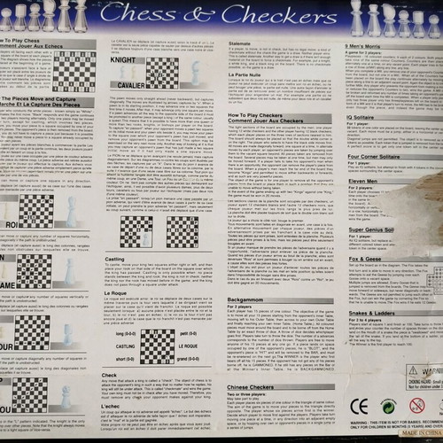 Crystal chess used 7 in 1