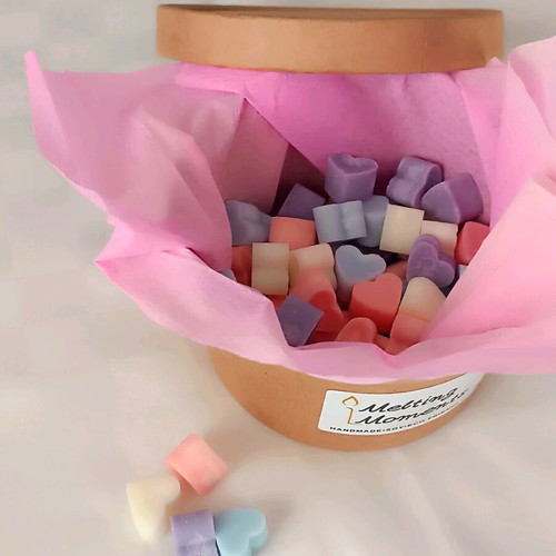 Spring Flowers Wax Melts Box new, 60 soy wax melts with floral scents