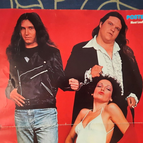 Meat Loaf collectible poster used, vintage 1970s-1980s