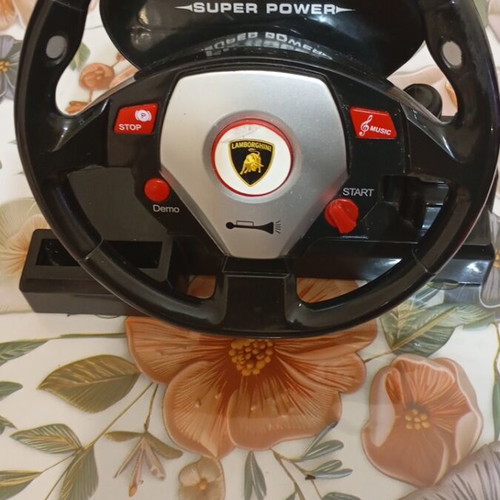 Lamborghini steering wheel with remote control car used