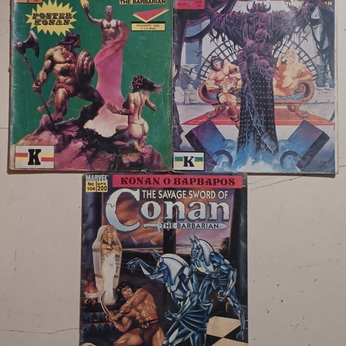 Conan the Barbarian comics bundle used, set of 6 issues