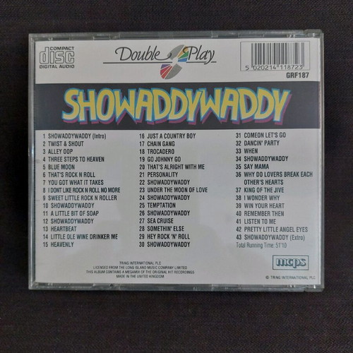 Showaddywaddy Non Stop Rock N Roll Megamix CD used