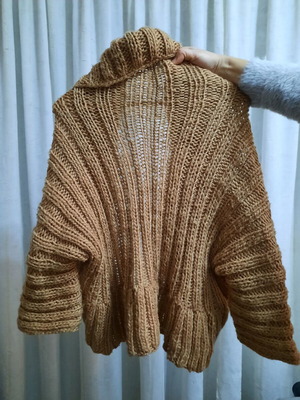 Brown jacket size M like new