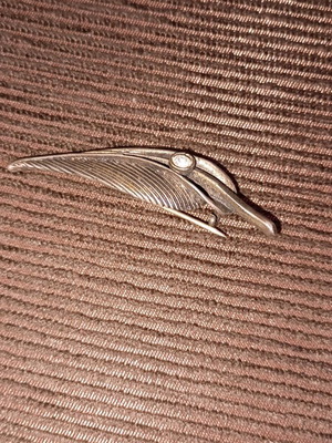 Silver pin vintage used