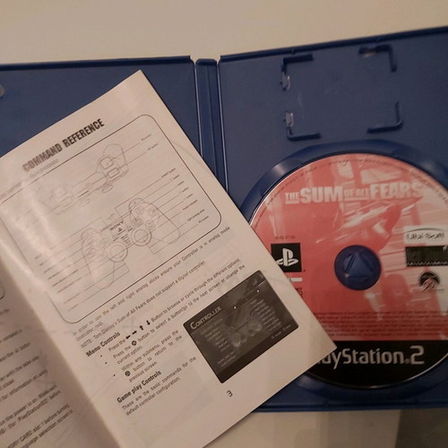 The Sum of All Fears PlayStation 2 used, complete in box