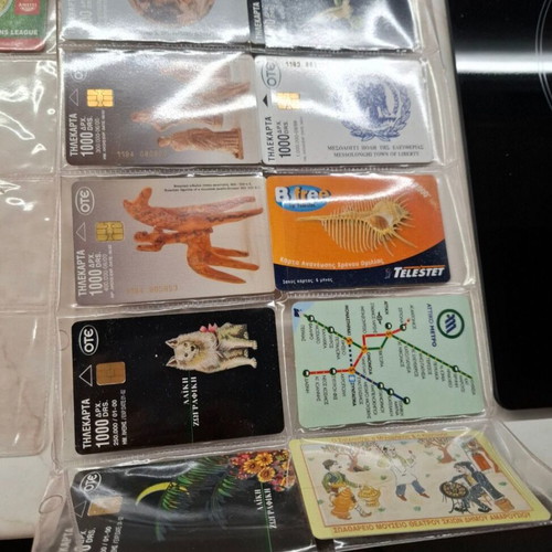 OTE phone card collection like new, over 100 pieces
