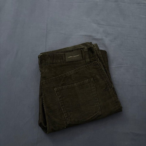 Celio black corduroy pants used, size 40