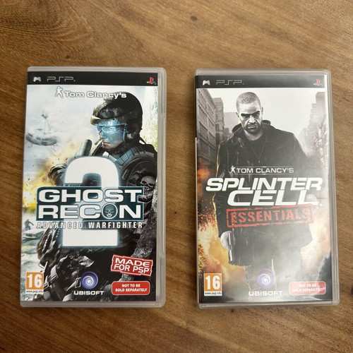 PSP Action Pack Limited Edition with Splinter Cell Essentials and Ghost Recon 2 like new