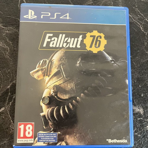 Fallout 76 PS4 game used, good condition