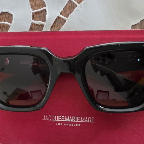 Jaques Marie Mage collectible sunglasses with red lenses