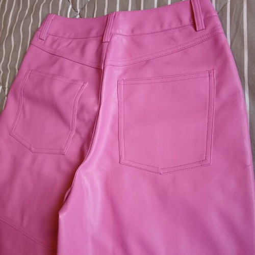 LeGer long shorts pink new faux leather