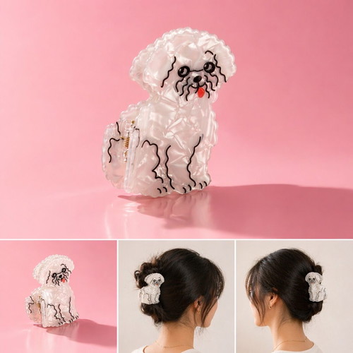 Hair clips klamer dog new