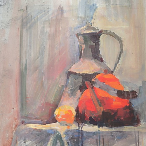 Original Acrylic Composition on Cardboard like new, 70x50 cm