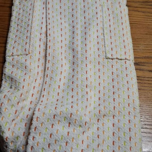 NEF NEF Vintage Bathrobe new, size Large, cream orange