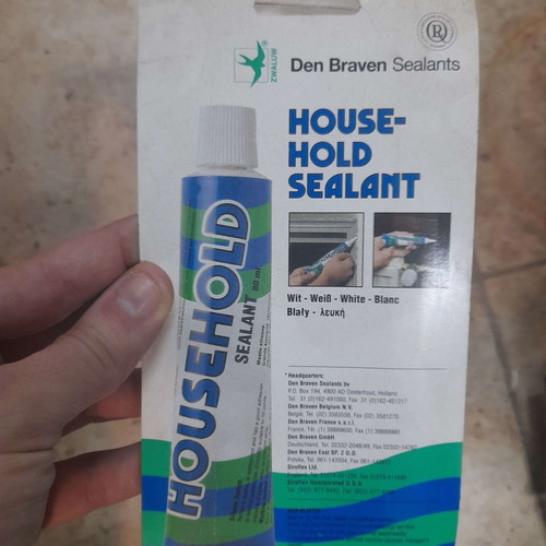 Den Braven silicone 80ml white House-Hold new