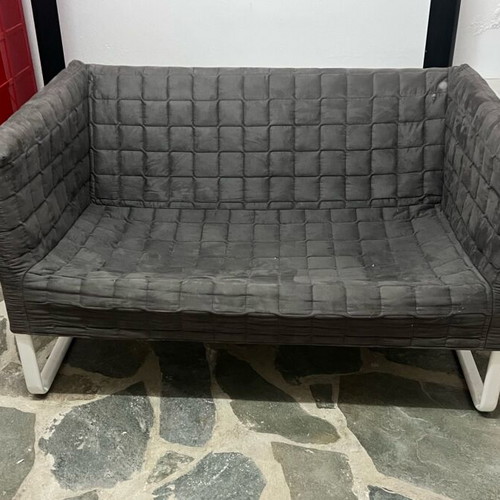 Sofa 2-seater used, aluminum