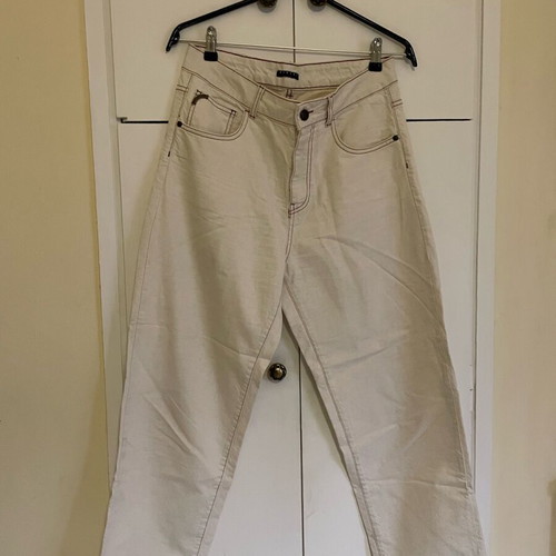 Sisley straight-leg jeans like new, waist 42cm