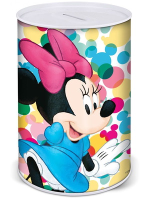 Disney Minnie Mouse Metal Coin Bank new