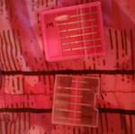Electric nail file used with drill bits