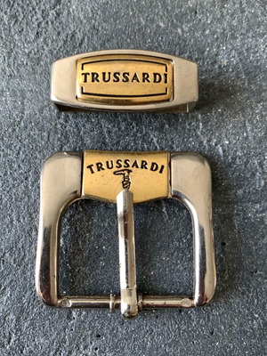 Trussardi belt buckle used