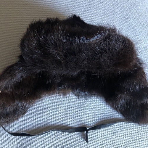 Women's brown Russian fur hat new size 56-58