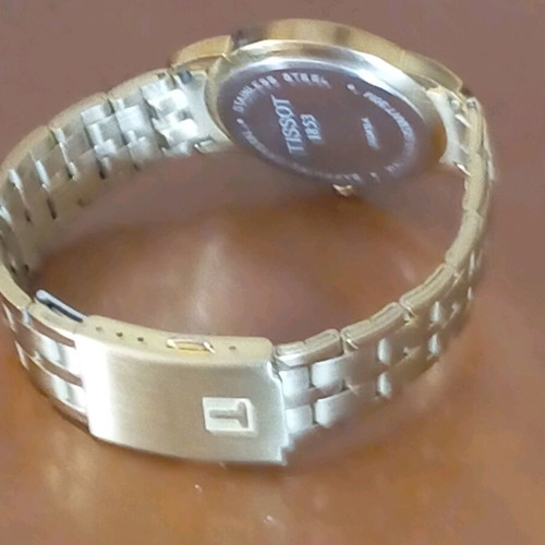Tissot 1853 men's quartz watch like new, gold