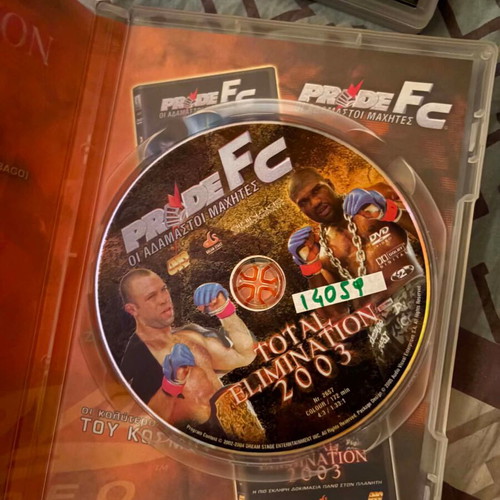 Pride FC pack of 7 DVDs