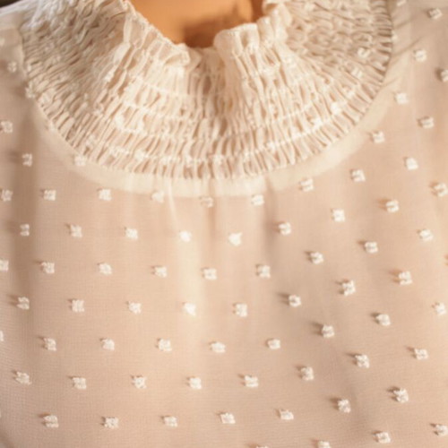 Spring summer open cream mini dress new