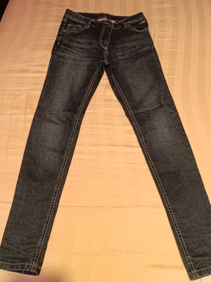Jeans for 152 cm like new, slim fit, blue