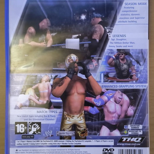WWE SmackDown! Here Comes the Pain PS2 used, Black Label CIB