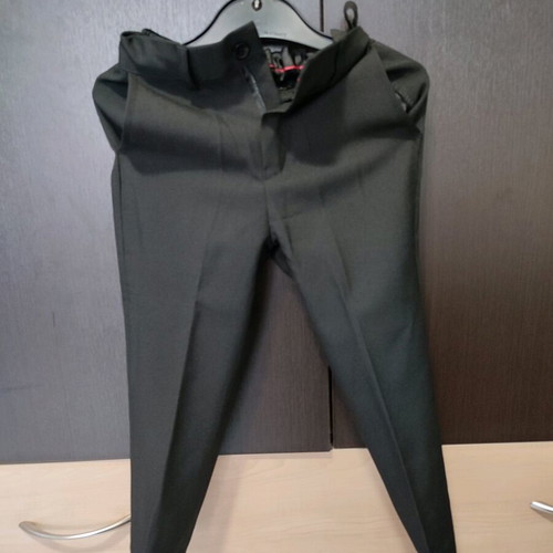Children's black suit like new with shirt, bow tie and vest