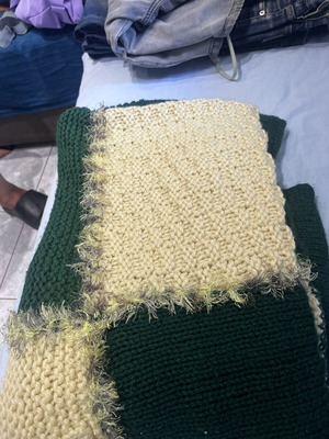 Handmade blanket and cover 2x1.5, new