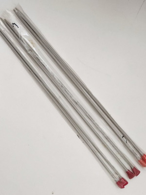 Knitting needles set of 3 pairs, new aluminum sizes 4.5, 5, 6