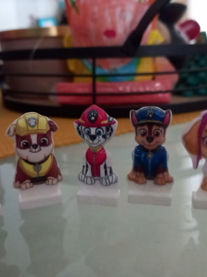 Φιγούρες Paw Patrol Kinder σετ 15 τεμ σαν καινούργιο