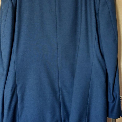 Glou men's navy blue jacket like new, wool, size 48