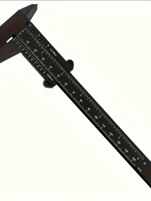 Plastic caliper black precision 150mm new