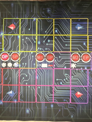 Dueling Book Yugioh Playmat like new, double design