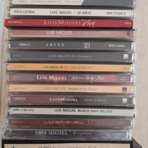 Luis Miguel CD collection used, 15 CDs, Latin