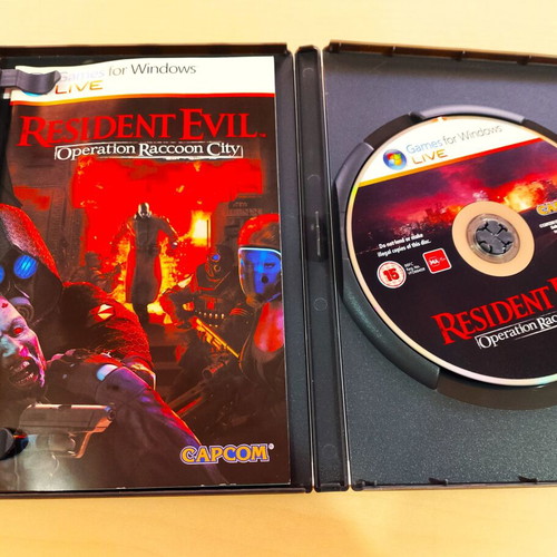 Resident Evil Operation Raccoon City PC game like new with manual