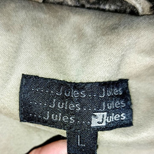 Men's beige winter long jacket like new, size L-XL