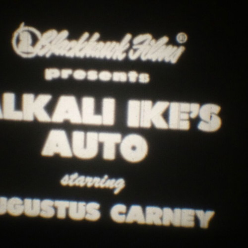 Super 8mm silent film Alkali Ike's Auto used, 1911 comedy
