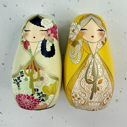 Kimmidoll Babushka collectible set of 2 figurines