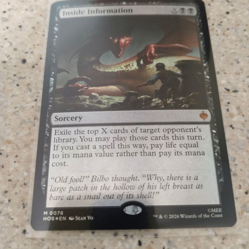 Magic the Gathering Inside Information foil κάρτα καινούργια