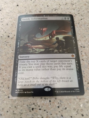 Magic the Gathering Inside Information foil κάρτα καινούργια