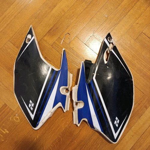 Yamaha WR 250F plastic parts used, blue/white, complete set