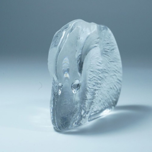 Crystal Badger Paperweight Royal Krona & Mats Jonasson used
