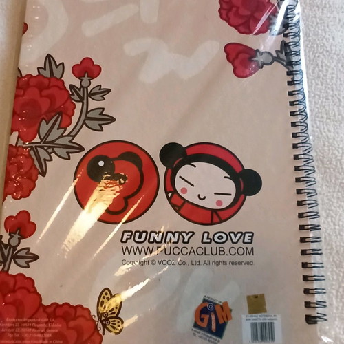 Pucca funny love notebook collectible, new, A4, 2 topics, hardcopy