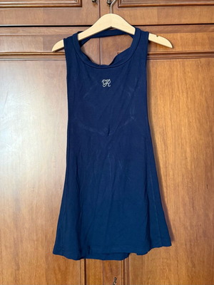 Mini Raxevsky dress for 6 years like new, blue with back opening