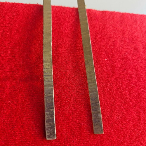 Katerina Vassou earrings long minimal silver used